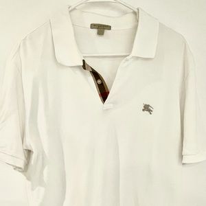 Burbery Britt white polo , L size